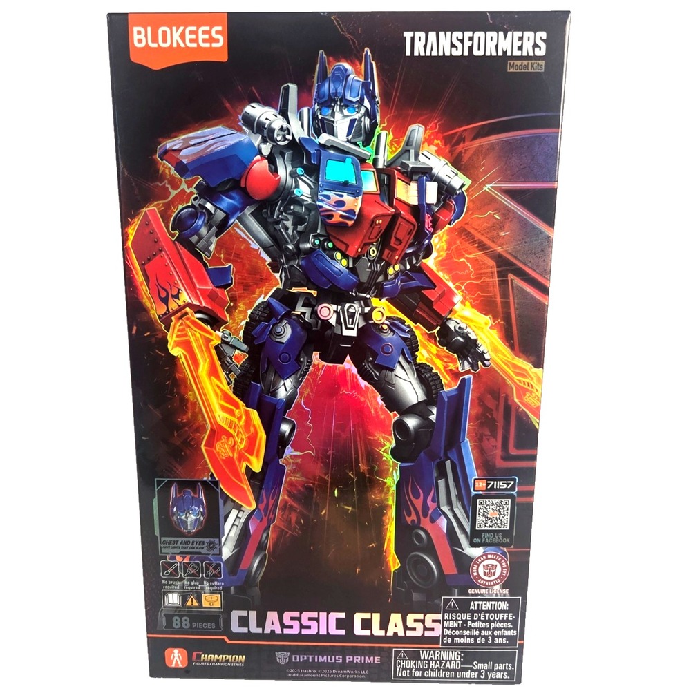 Blokees Transformers Optimus Prime Classic Class 09 Model Kit 88 Pieces NEW